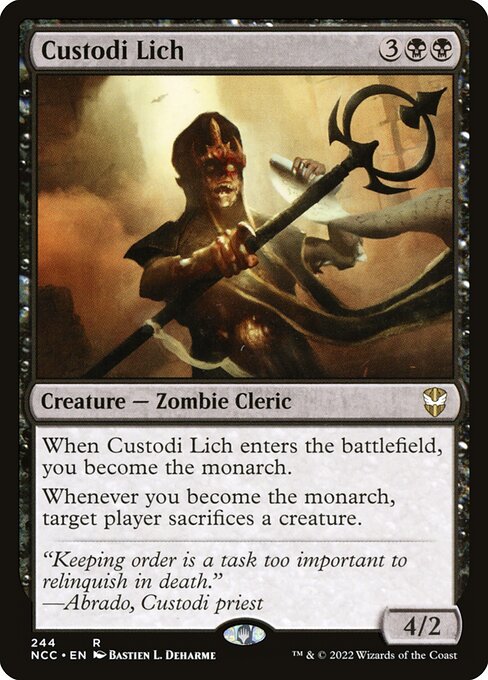 Custodi Lich - New Capenna Commander - 244