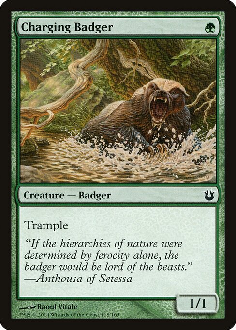 Charging Badger - Born of the Gods - 118