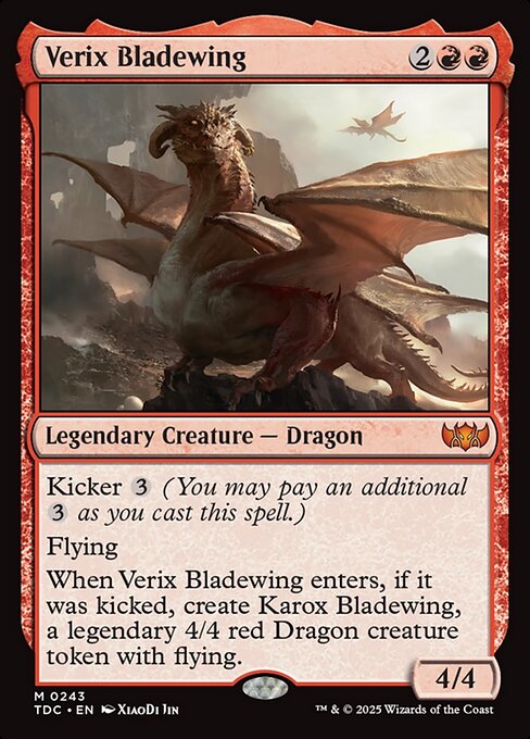 Verix Bladewing - Tarkir: Dragonstorm Commander - 243
