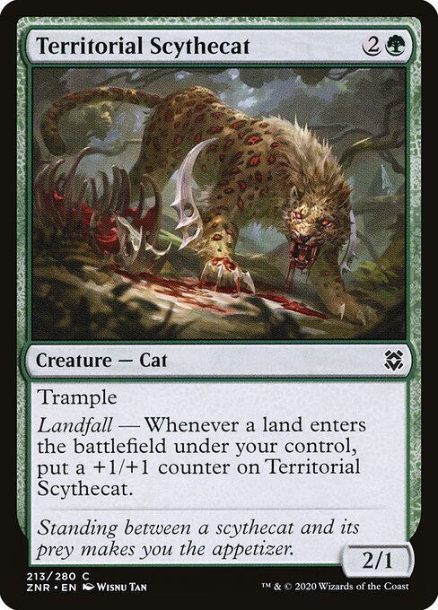 Territorial Scythecat - Zendikar Rising - 213