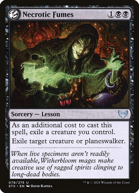 Necrotic Fumes - Strixhaven: School of Mages - 78
