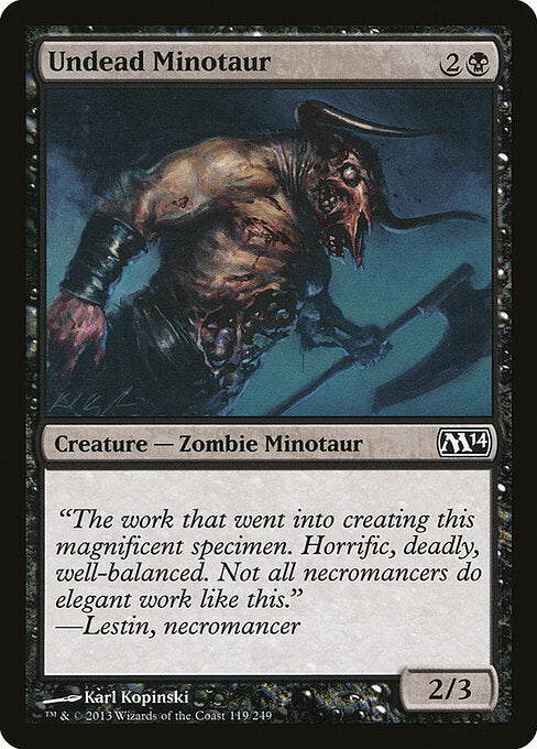 Undead Minotaur - Magic 2014 - 119