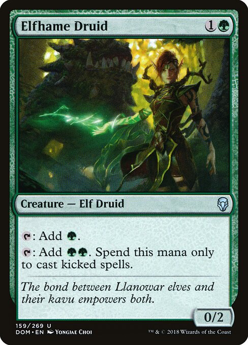 Elfhame Druid - Dominaria - 159