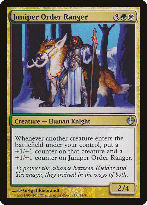 Juniper Order Ranger - Duel Decks: Knights vs. Dragons - 21