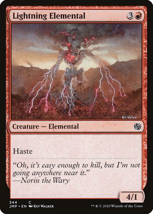 Lightning Elemental - Jumpstart - 344