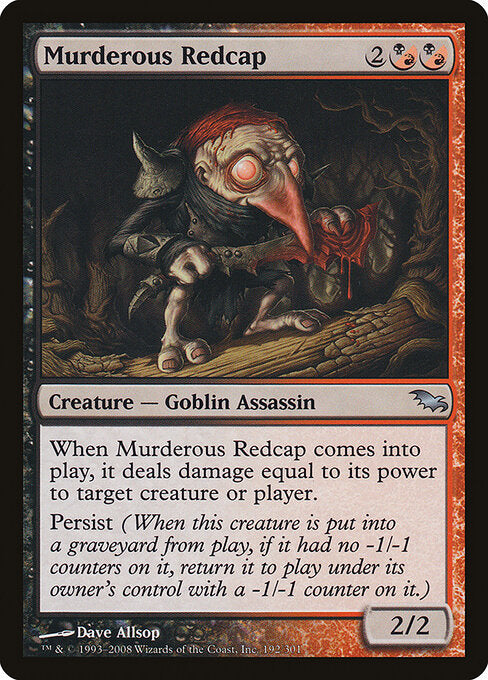 Murderous Redcap - Shadowmoor - 192