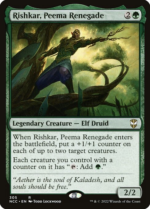 Rishkar, Peema Renegade - New Capenna Commander - 305