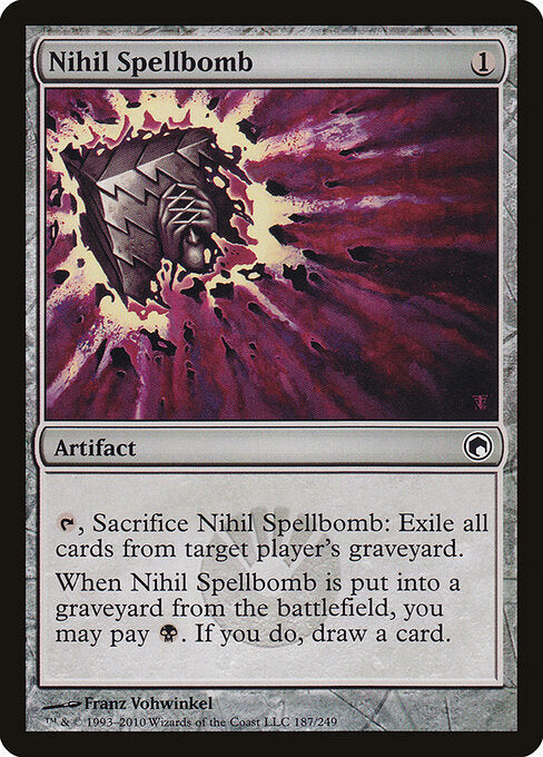 Nihil Spellbomb - Scars of Mirrodin - 187