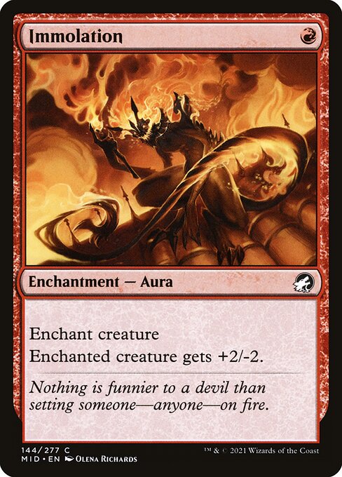 Immolation - Innistrad: Midnight Hunt - 144