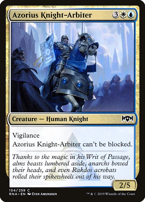 Azorius Knight-Arbiter - Ravnica Allegiance - 154