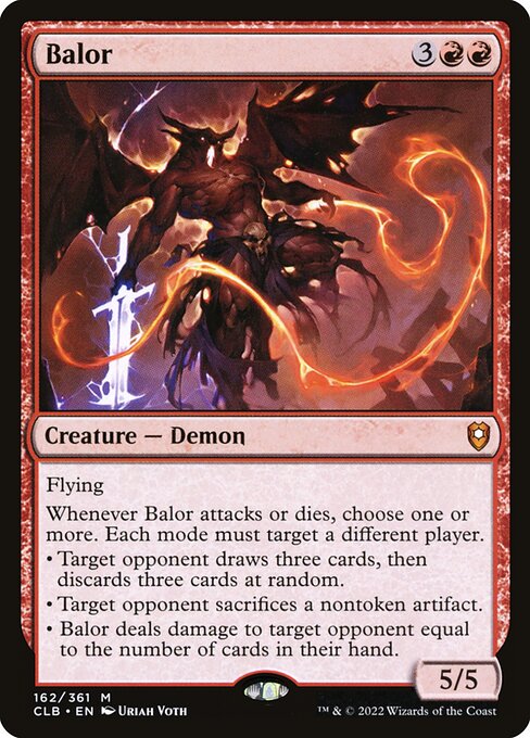 Balor - Commander Legends: Battle for Baldur's Gate - 162