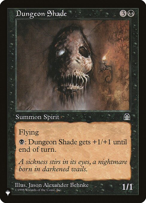 Dungeon Shade - The List - STH-58