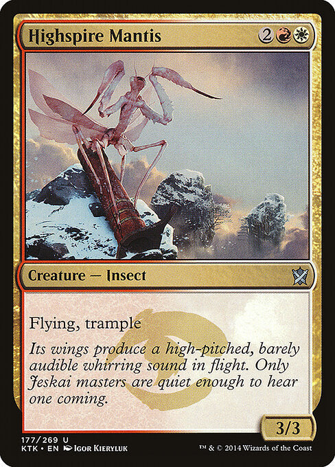 Highspire Mantis - Khans of Tarkir - 177