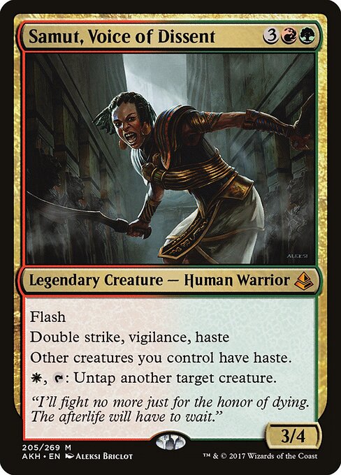 Samut, Voice of Dissent - Amonkhet - 205