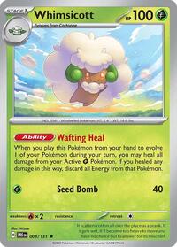 Whimsicott - SV: Prismatic Evolutions - 008/131