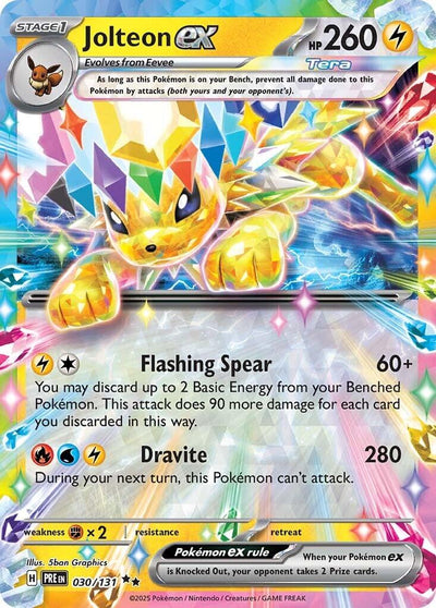 Jolteon ex (030/131) [Scarlet & Violet: Prismatic Evolutions]