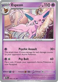 Espeon - SV: Prismatic Evolutions - 033/131