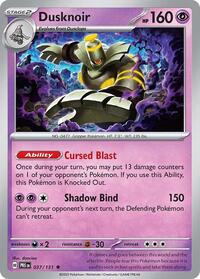 Dusknoir - SV: Prismatic Evolutions - 037/131