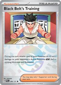 Black Belt's Training - 096/131 (Poke Ball Pattern) - SV: Prismatic Evolutions - 096/131