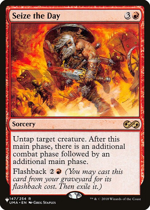 Seize the Day - The List - UMA-147