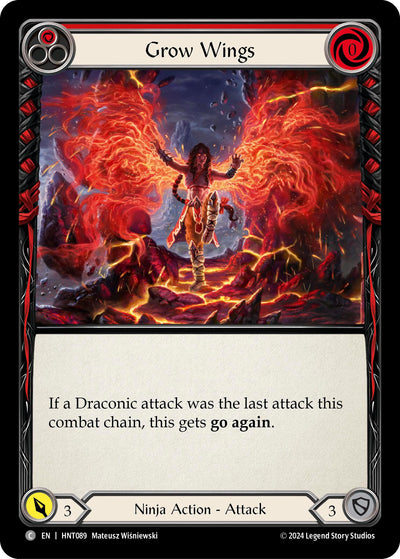 Grow Wings (Red) [HNT089] (The Hunted)