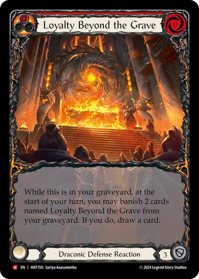 Loyalty Beyond the Grave (Extended Art) [HNT150] (The Hunted)  Rainbow Foil