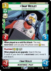 Snap Wexley - Resistance Recon Flier - Jump to Lightspeed - 098/262