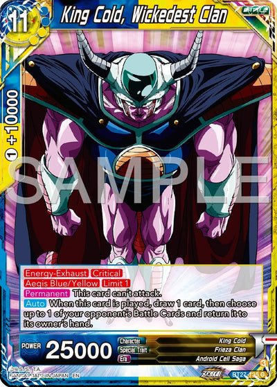 King Cold, Wickedest Clan (BT27-135) [History of Z]