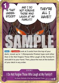 I Do Not Forgive Those Who Laugh at My Family!!! - Royal Blood - OP10-078