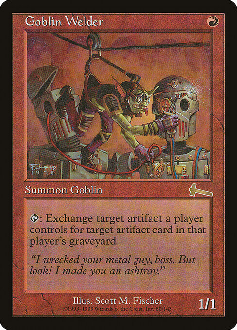 Goblin Welder - Urza's Legacy - 80