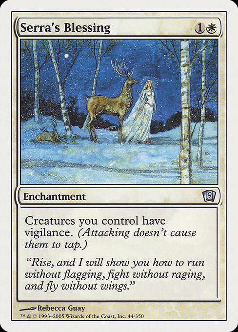 Serra's Blessing - Ninth Edition - 44