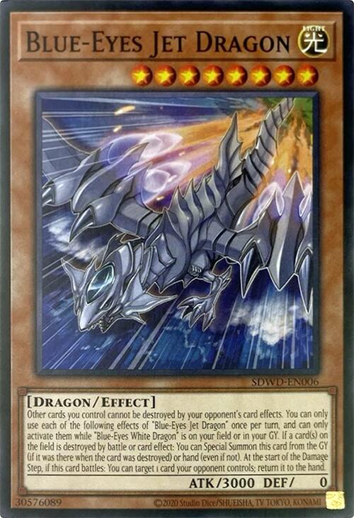 Blue-Eyes Jet Dragon (Unlimited Misprint) [SDWD-EN006] Common