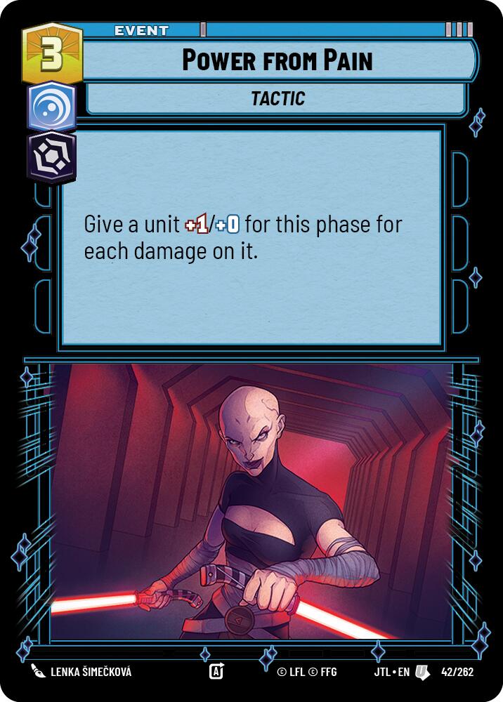 Power from Pain (042/262) (042/257) [Jump to Lightspeed]