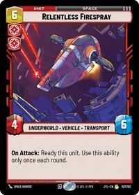 Relentless Firespray - Jump to Lightspeed - 157/262