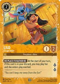 Lilo - Escape Artist - Disney Lorcana Promo Cards - 25