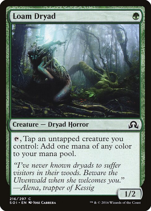 Loam Dryad - Shadows over Innistrad - 216