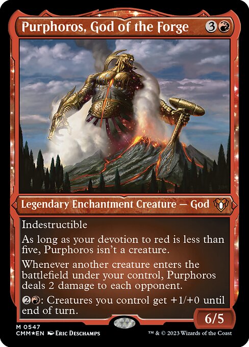 Purphoros, God of the Forge - Commander Masters - 547