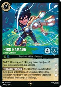 Hiro Hamada - Armor Designer (Store Championship Participant) - Disney Lorcana Promo Cards - 24A