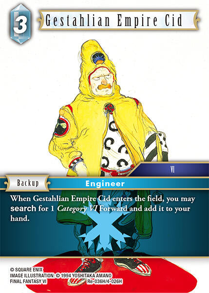 Gestahlian Empire Cid [Legacy Collection]