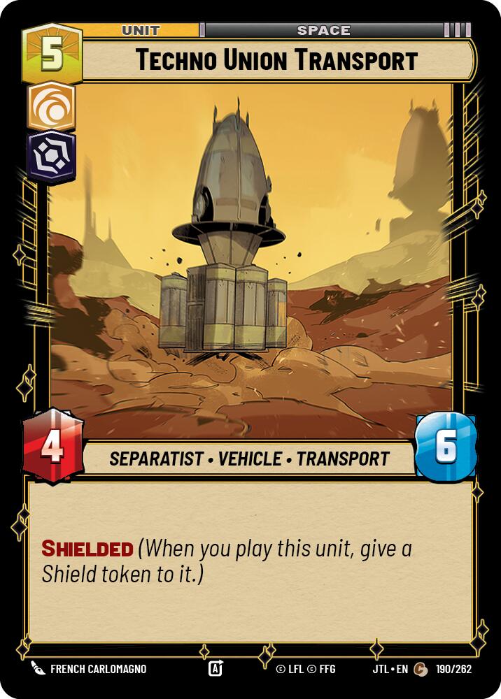 Techno Union Transport (190/262) (190/262) [Jump to Lightspeed]