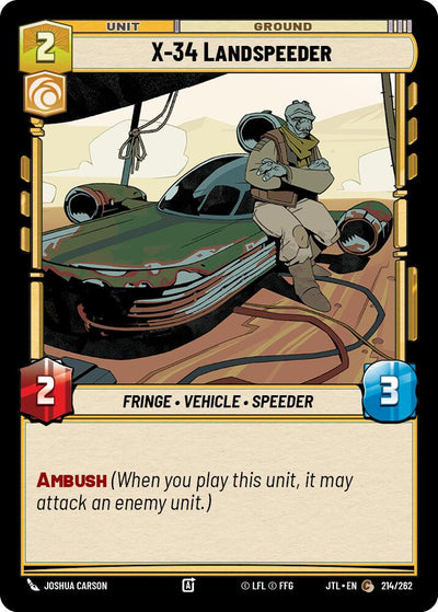 X-34 Landspeeder (214/262) (214/262) [Jump to Lightspeed]
