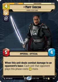 Moff Gideon - I Know Everything (Hyperspace) - Jump to Lightspeed - 450