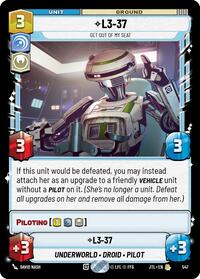 L3-37 - Get Out Of My Seat (Foil) - Jump to Lightspeed - 547