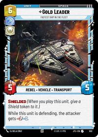 Gold Leader - Fastest Ship in the Fleet (Foil) - Jump to Lightspeed - 552