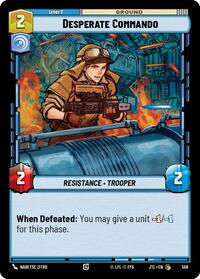 Desperate Commando (Foil) - Jump to Lightspeed - 558