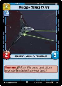 Omicron Strike Craft (Foil) - Jump to Lightspeed - 562