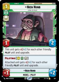 Nien Nunb - Loyal Co-Pilot (Foil) - Jump to Lightspeed - 591