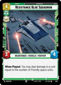 Resistance Blue Squadron (Foil) - Jump to Lightspeed - 600