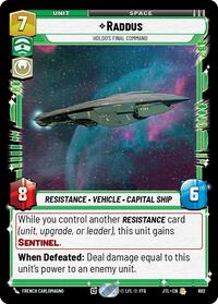 Raddus - Holdo's Final Command (Foil) - Jump to Lightspeed - 602