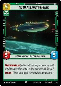 MC30 Assault Frigate (Foil) - Jump to Lightspeed - 616